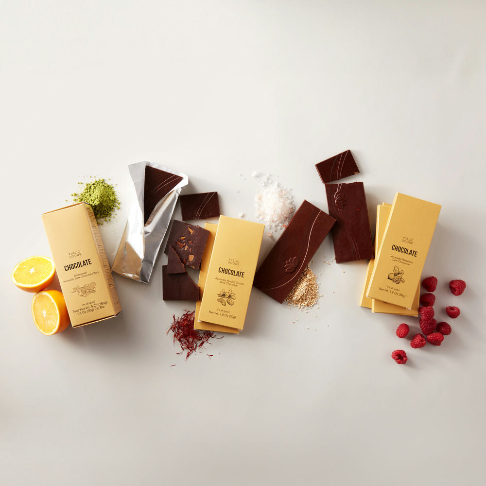 Public Goods Assorted Dark Chocolate Bars